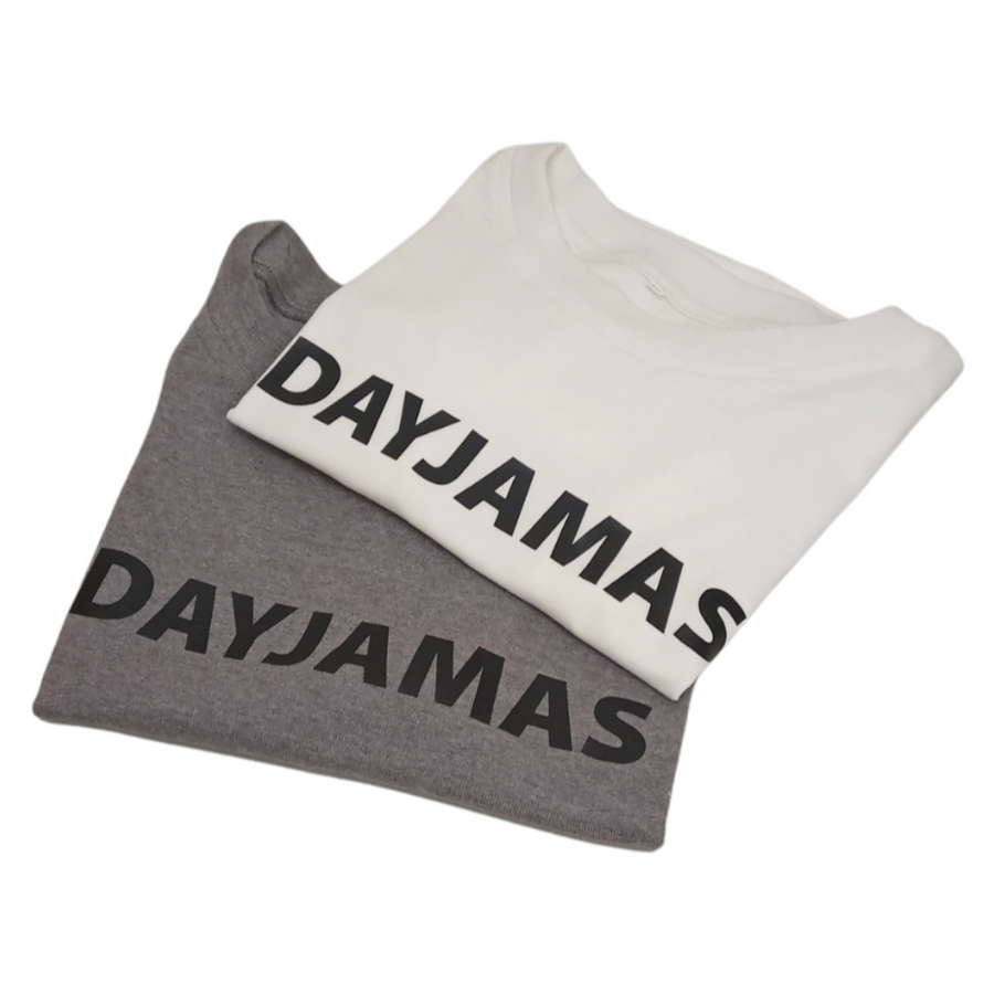 '' DAYJAMAS ESSENTIAL BRANDED TEEs"