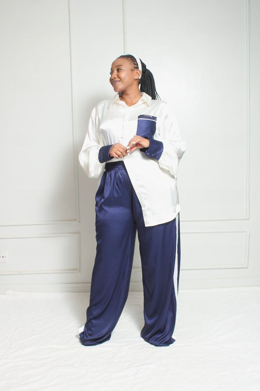 ' SILK SATIN ' DAYJAMAS SET